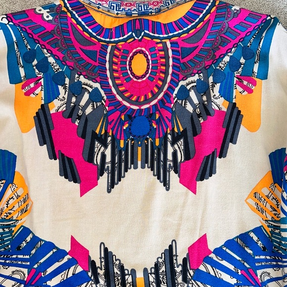 Kimono Short Sleeve Multi Color Cover Up - Picture 5 of 5